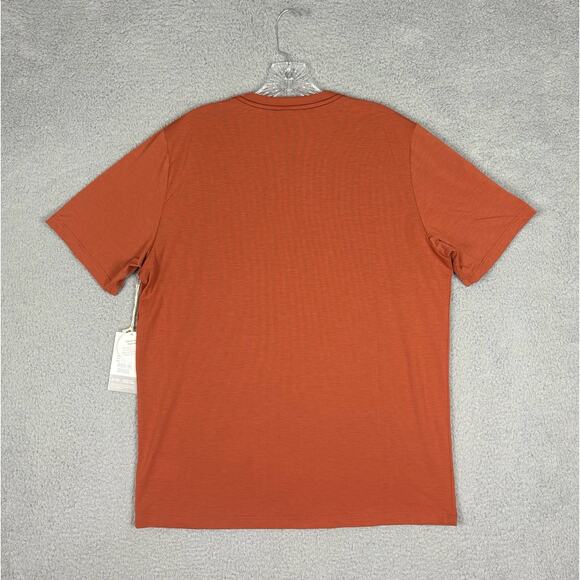 Vuori Tech Tee Men’s Large Burnt Orange Casual Performance Comfort V195 - Picture 7 of 9